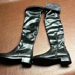 Worn once like new thigh high over the knee insulated boots.